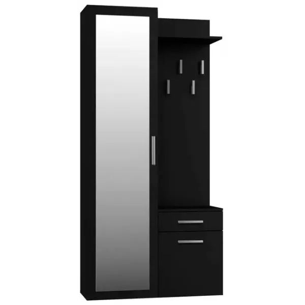 Dulap pentru antreu TopEshop Duo 100 PAL / Black Matt photo 1