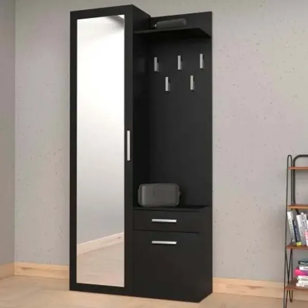 Dulap pentru antreu TopEshop Duo 100 PAL / Black Matt photo 4