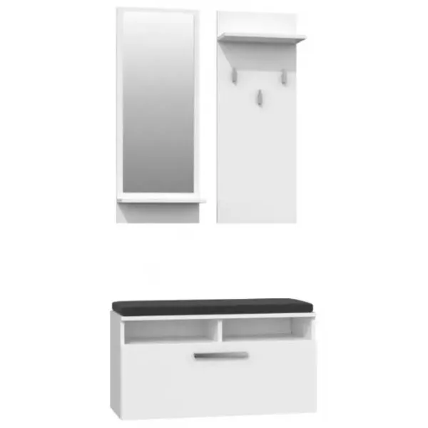 Dulap pentru antreu TopEshop Riva PAL / White photo 1