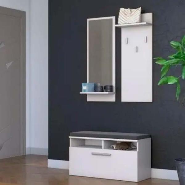 Dulap pentru antreu TopEshop Riva PAL / White photo 2
