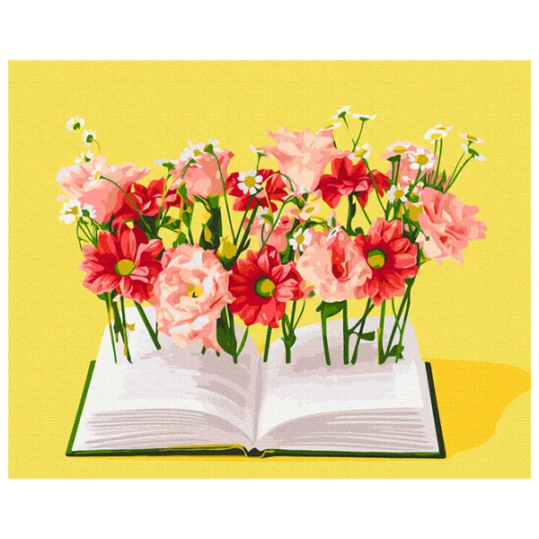 Pictură pe numere BrushMe O carte scrisă în limba maternă BS53995FC 50 x 40 cm / Verticală photo 1 Pictură pe numere BrushMe O carte scrisă în limba maternă BS53995FC 50 x 40 cm / Verticală photo 1