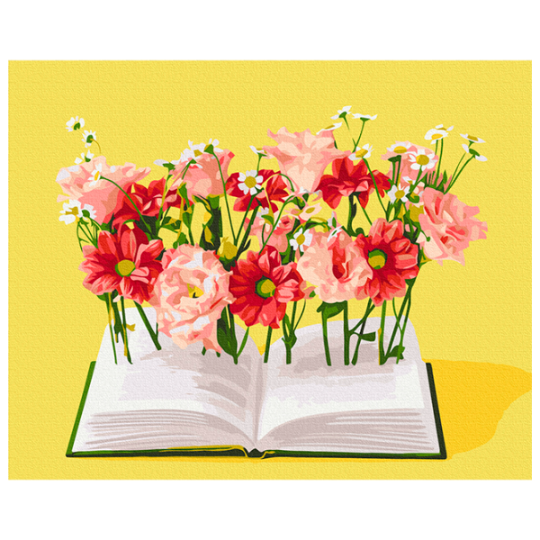 Pictură pe numere BrushMe O carte scrisă în limba maternă BS53995FC 50 x 40 cm / Verticală photo 1 Pictură pe numere BrushMe O carte scrisă în limba maternă BS53995FC 50 x 40 cm / Verticală photo 1