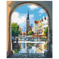 Картина по номерам BrushMe Городская арка BS4652 50 x 40 см / Вертикальная