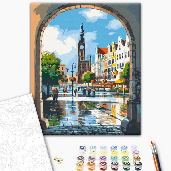Картина по номерам BrushMe Городская арка BS4652 50 x 40 см / Вертикальная photo 3