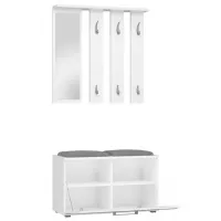 Dulap pentru antreu TopEshop Opal II PAL / White photo 2