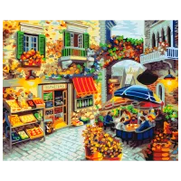 Pictură pe numere BrushMe Restaurant acasă BS7091 50 x 40 cm / Orizontală