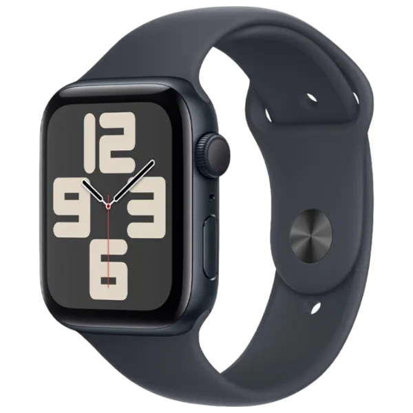 Ceas inteligent Apple Watch SE 2024  1.57" / 44 mm / Midnight - Midnight Sport / MXEJ3QI/A photo 1 Ceas inteligent Apple Watch SE 2024  1.57" / 44 mm / Midnight - Midnight Sport / MXEJ3QI/A photo 1