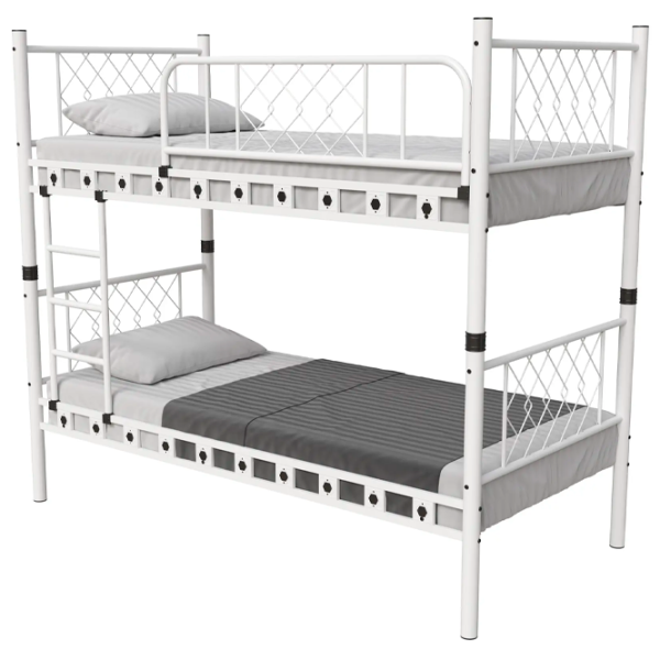 Детская кровать Magnus Metis 90 x 200 см / Металл / Белый photo 1