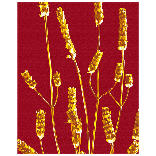 Pictură pe numere BrushMe Planta de aur BS53993 50 x 40 cm / Verticală photo 1