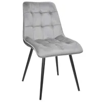 Кухонный стул DecoPrim Capella Ткань/ Серый Черный