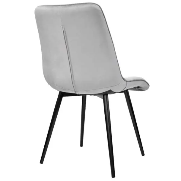 Scaun de bucătărie DecoPrim Capella Stofă/ Gray Black photo 2 Scaun de bucătărie DecoPrim Capella Stofă/ Gray Black photo 2