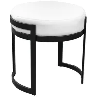 Banchetă Deco Flo White / Metal