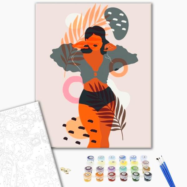 Pictură pe numere BrushMe Manifest al frumuseții feminine BS52705 50 x 40 cm / Verticală photo 3