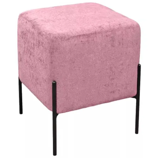 Банкетка Deco Ottoman Розовый / Металл photo 1