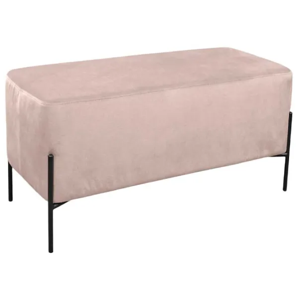 Банкетка Deco Ottoman Double Бежевый / Металл photo 1