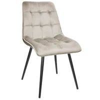 Кухонный стул DecoPrim Capella Ткань/ Серый Черный