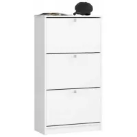 Обувной шкаф Akord 3 113 x 60 x 28.5см /White /Дуб Сонома