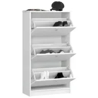Dulap pentru încălțăminte Akord 3 113 x 60 x 28.5 /White /Stejar Sonoma photo 2