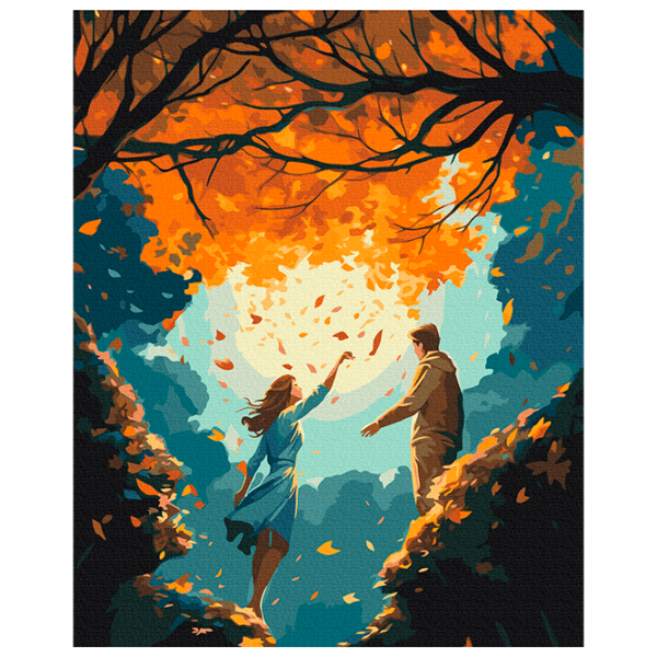 Pictură pe numere BrushMe Instantaneitate BS53893 50 x 40 cm / Verticală photo 1