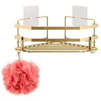 Raft pentru baie Teknotel ST177b Metal / Gold