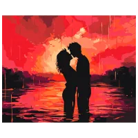 Картина по номерам BrushMe Оттенки страсти BS53886 50 x 40 см / Горизонтальная