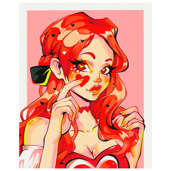 Картина по номерам BrushMe День святого Валентина BS53901 50 x 40 см / Вертикальная photo 1