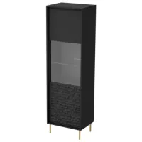 Dulap cu vitrină Bullet W-1 PAL / Black