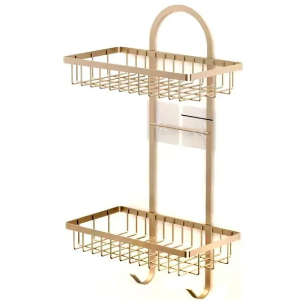 Raft pentru baie Teknotel ST308 Metal / Gold photo 1