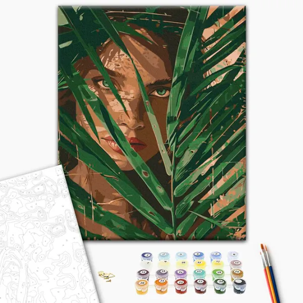 Pictură pe numere BrushMe Privirea naturii BS53934 50 x 40 cm / Verticală photo 7