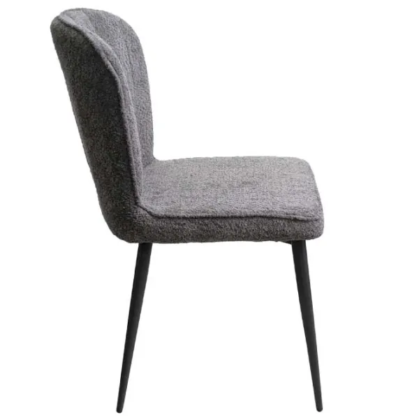 Scaun de bucătărie DecoPrim Nanda Stofă/ Gray  photo 3 Scaun de bucătărie DecoPrim Nanda Stofă/ Gray  photo 3