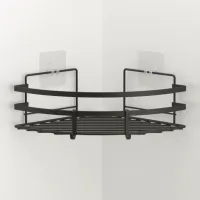Raft pentru baie Teknotel ST107b Metal / Black photo 2