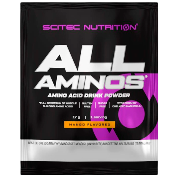 Aminoacizi Scitec Nutrition ALL Aminos (5999100024199) 17 g  photo 1 Aminoacizi Scitec Nutrition ALL Aminos (5999100024199) 17 g  photo 1