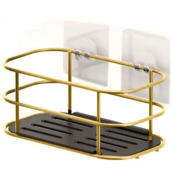 Raft pentru baie Teknotel ST121 Plastic / Gold photo 1