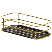 Полка для ванной Teknotel ST122 Пластик / Золото