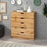 Comodă Pehotin К-5 90 x 80 x 38 / LPAL / Stejar Taho photo 2