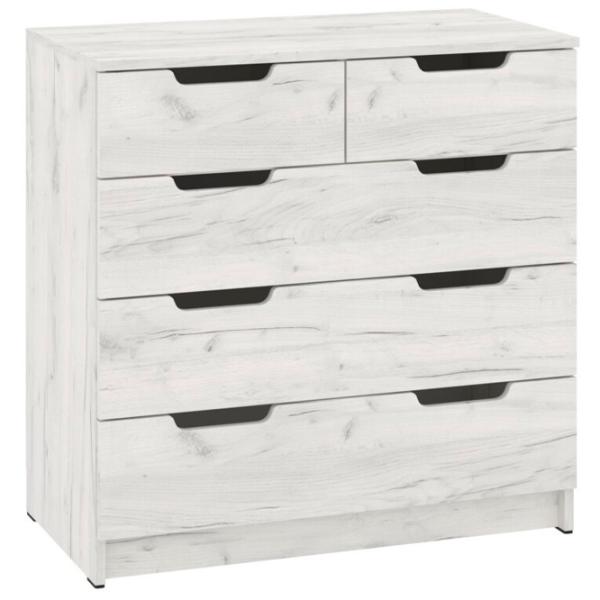 Comodă Pehotin К-3+2 eco 80 x 80 x 43 / PAL / Stejar Craft Gri photo 1