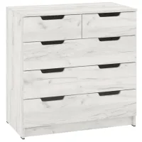 Comodă Pehotin К-3+2 eco 80 x 80 x 43 / PAL / Stejar Craft Gri