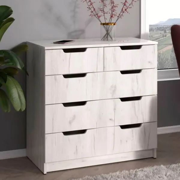 Comodă Pehotin К-3+2 eco 80 x 80 x 43 / PAL / Stejar Craft Gri photo 2