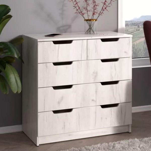 Comodă Pehotin К-3+2 eco 80 x 80 x 43 / PAL / Stejar Craft Gri photo 2