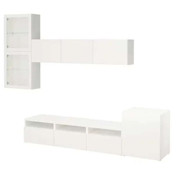 Гостиная Ikea Besta/Lappviken Модульная / White photo 1
