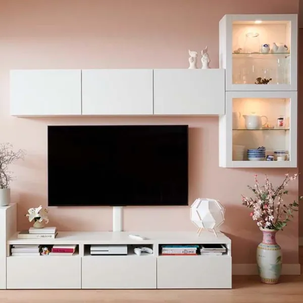 Гостиная Ikea Besta/Lappviken Модульная / White photo 2