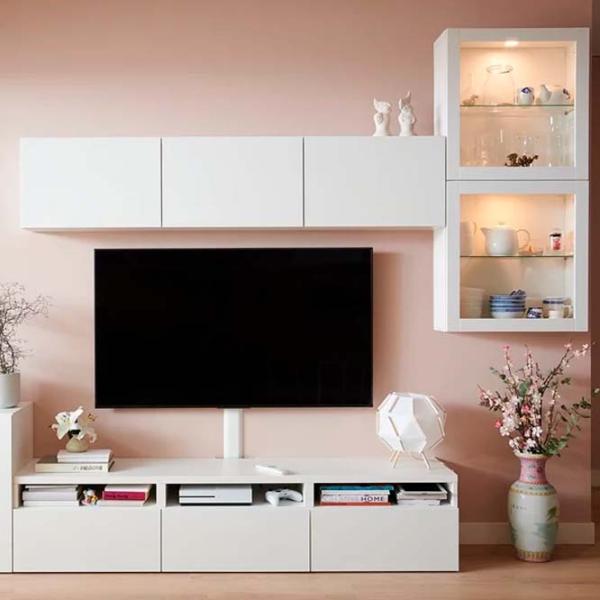 Гостиная Ikea Besta/Lappviken Модульная / White photo 2