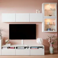 Гостиная Ikea Besta/Lappviken Модульная / White photo 2