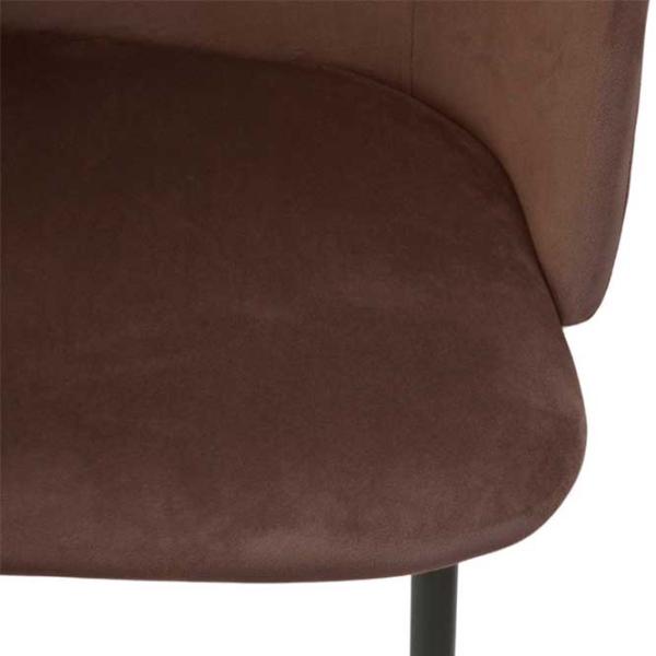 Scaun de bucătărie DecoPrim Spectre Catifea/ Brown Black photo 6 Scaun de bucătărie DecoPrim Spectre Catifea/ Brown Black photo 6