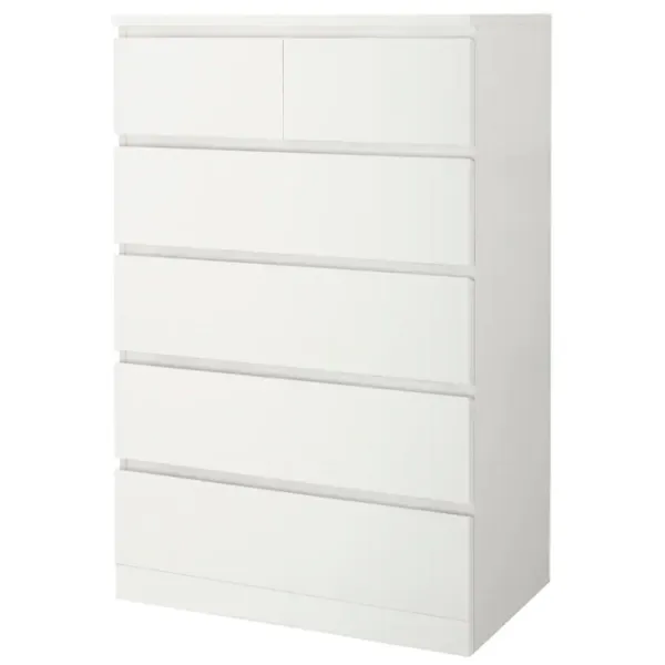Comodă Ikea Malm 123 x 80 x 48 / MDF / Alb photo 1 Comodă Ikea Malm 123 x 80 x 48 / MDF / Alb photo 1