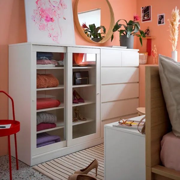 Comodă Ikea Malm 123 x 80 x 48 / MDF / Alb photo 5 Comodă Ikea Malm 123 x 80 x 48 / MDF / Alb photo 5