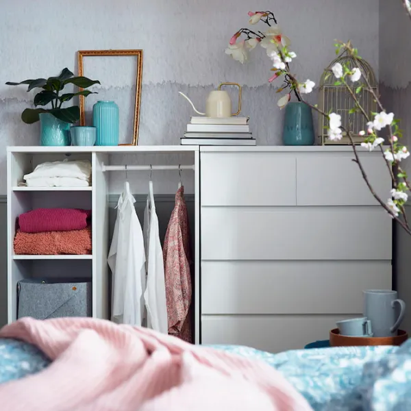 Comodă Ikea Malm 123 x 80 x 48 / MDF / Alb photo 6 Comodă Ikea Malm 123 x 80 x 48 / MDF / Alb photo 6