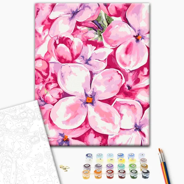 Картина по номерам BrushMe Сад в пастельных тонах BS53940 50 x 40 см / Вертикальная photo 2