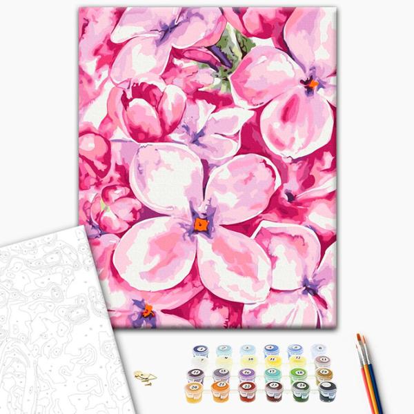 Картина по номерам BrushMe Сад в пастельных тонах BS53940 50 x 40 см / Вертикальная photo 2