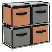 Comodă Mobhaus Camilo Typ 57 x 58 x 30 / Textile / Multicolor